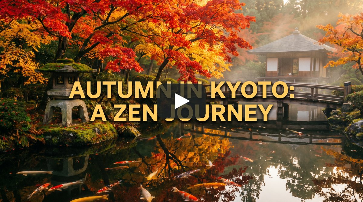 黑料日式庭院秋景视频